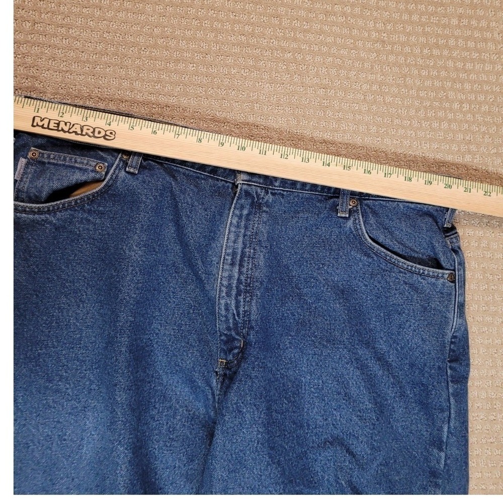 Carhartt Mens Jeans 42x30, B172 DST Flannel Lined Relaxed‎ Fit Denim - Picture 5 of 7